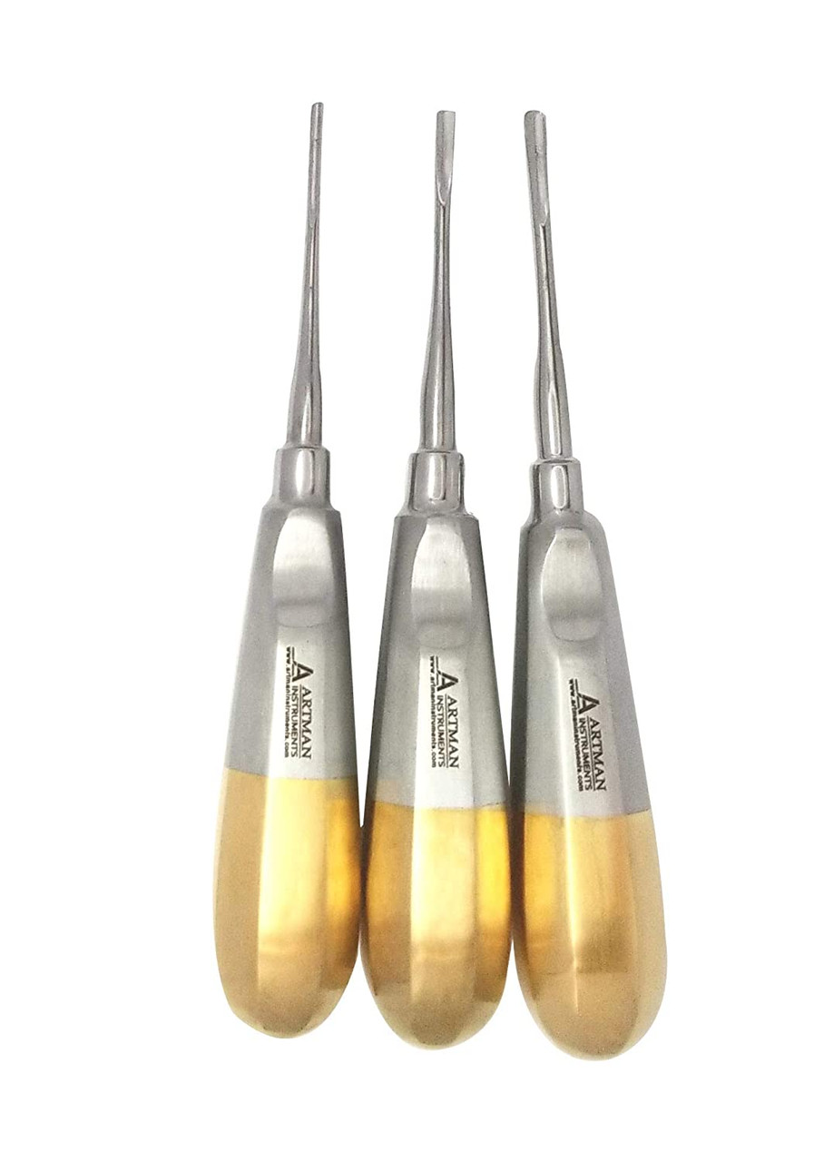 Dental Extraction Elevators Set of 9 Dental Forceps Instruments Kit