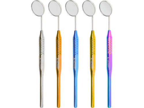 Dental Mirrors Set of 5 Assorted Colors  ARTMAN Brand