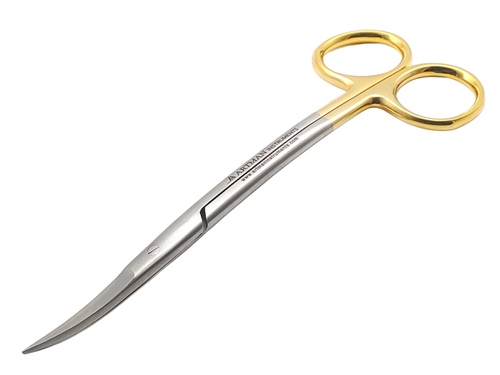 Scissors 5.5" LaGrange Gold Plated handle with tungsten carbide inserts ARTMAN