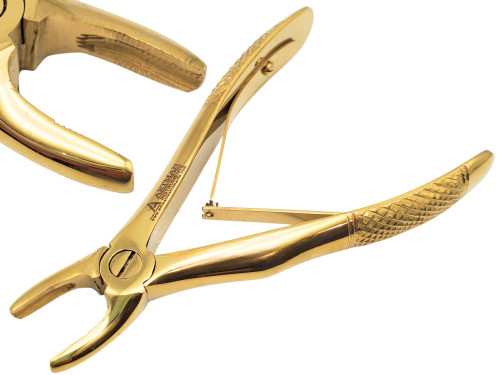 Baby Extraction Forceps Upper premolar Gold Plated