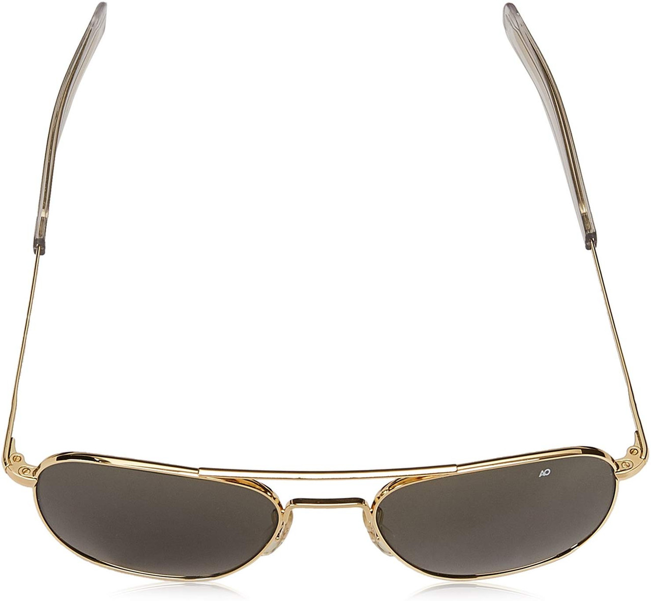 AO Eyewear Original Pilots Sunglasses Gold / Green Lens / 55 mm