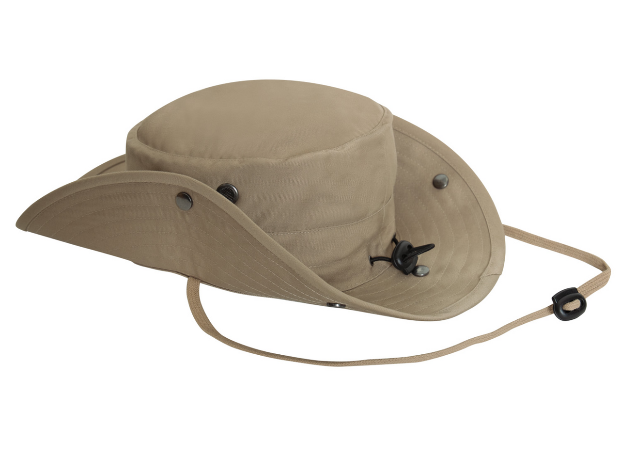 Boonie Hat Neck Flap Outdoor Woodland Camo Snap