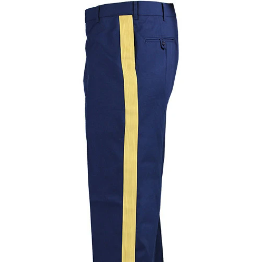 Men's Army Service Uniform Trousers For Senior NCO and Officers with Gold  Braid