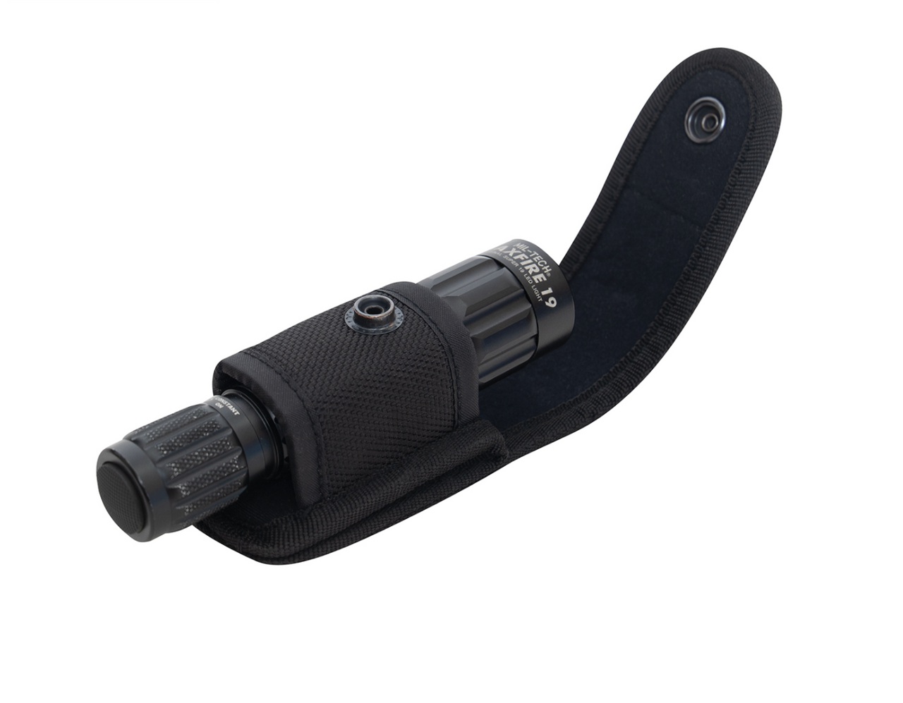 Enhanced Universal Flashlight Holder Black Military Depot