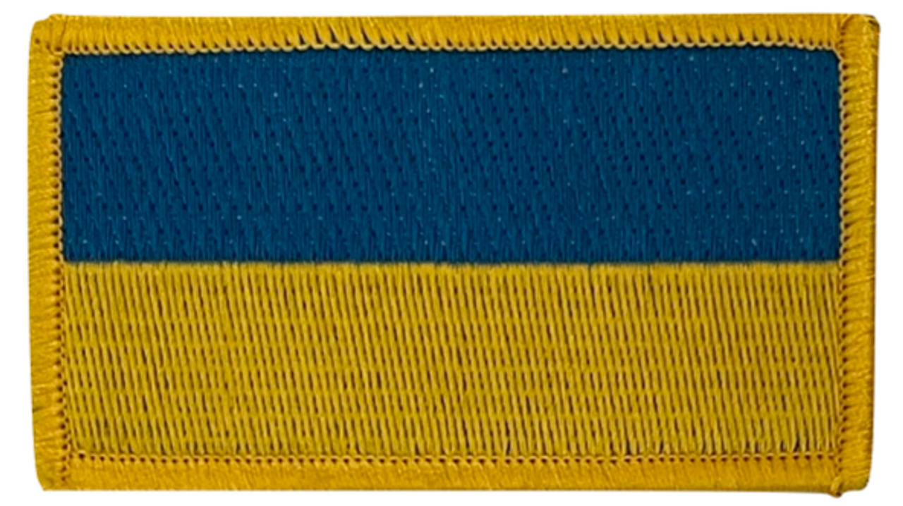 Ukraine Flag Patch - Velcro - Full Color