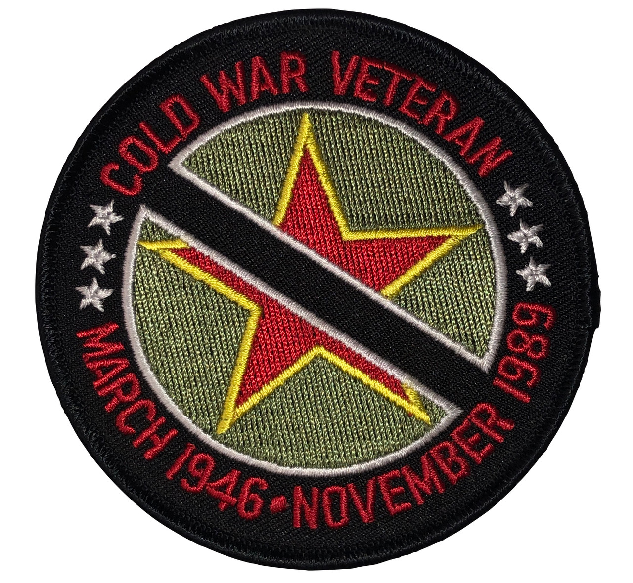 Cold War Veteran Iron/Sew on Patch - Military Depot