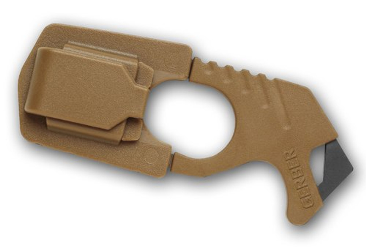 Gerber US Issue Coyote Strap Cutter w/Malice Clip Military Depot