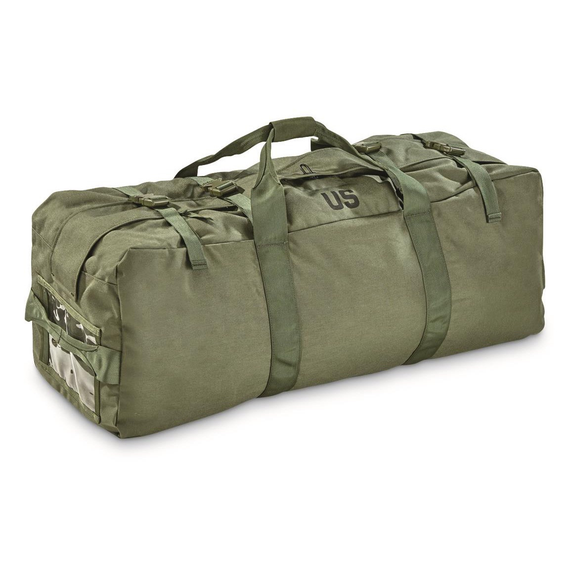 US Issue Generation II 2-Strap Zipper Duffel Bag Military Depot