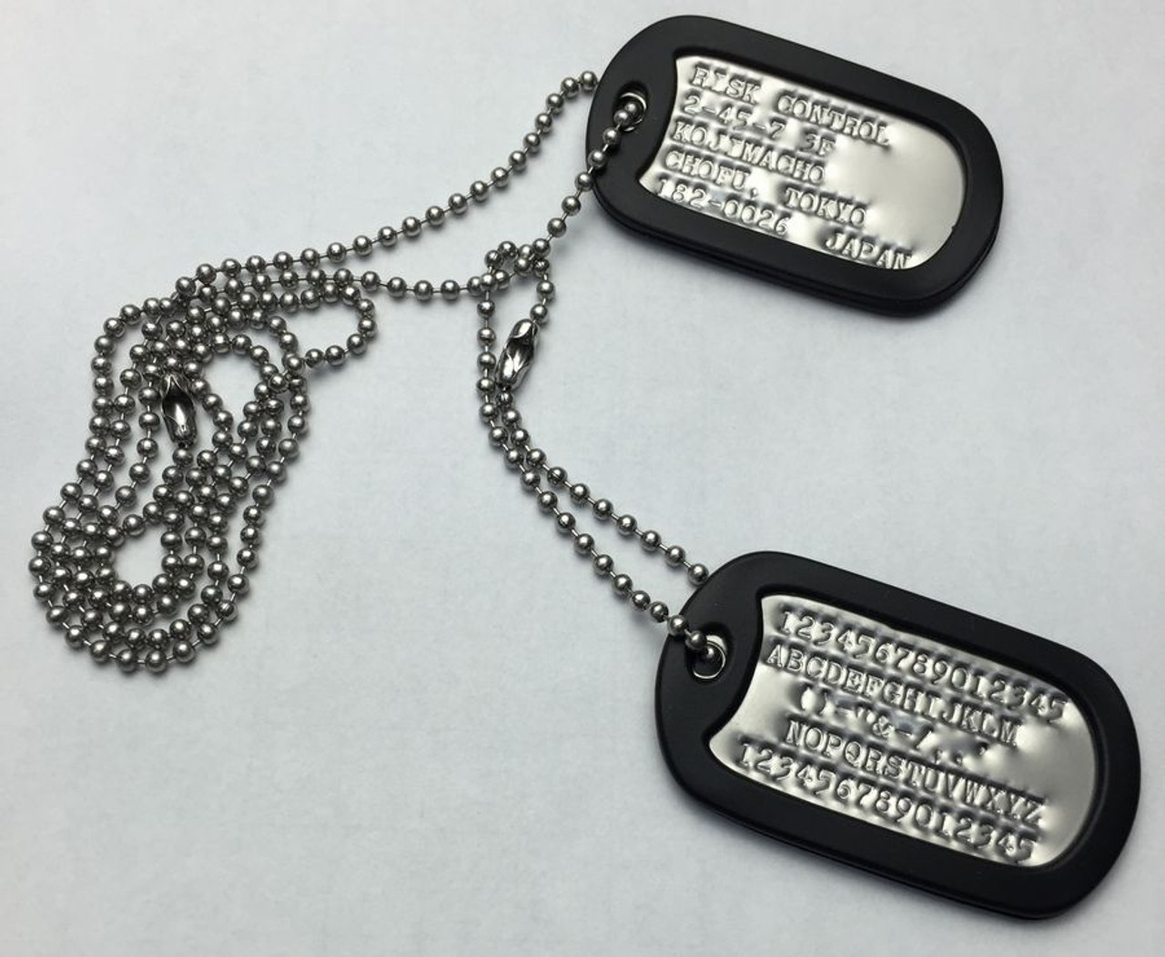 Custom Fight Dog Tag Military Chain Necklace Men Gift Idea Dog Tag – Rakva