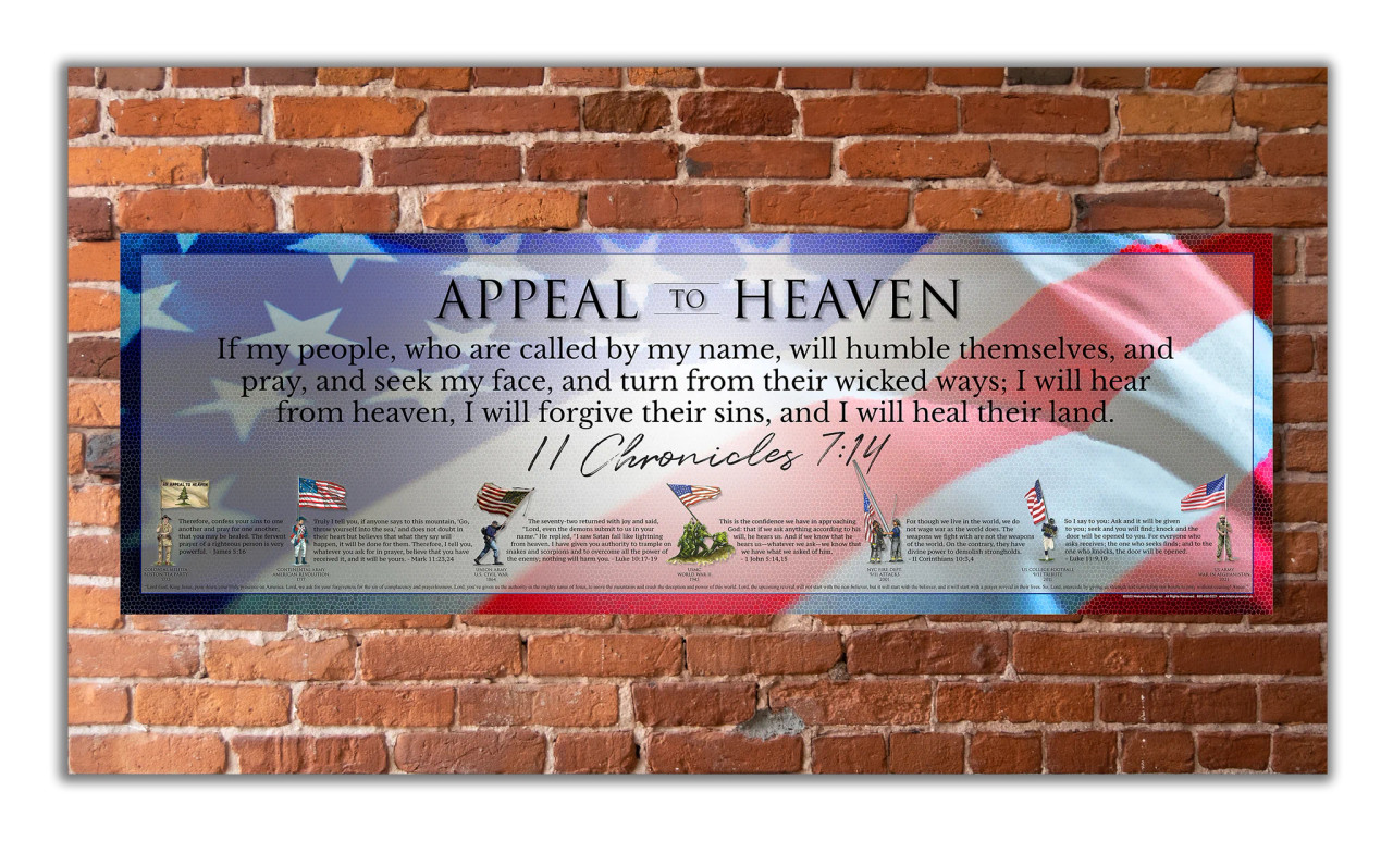 History of America: Appeal to Heaven Poster - Military Depot