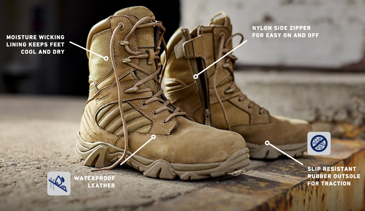 ocp boots with zipper