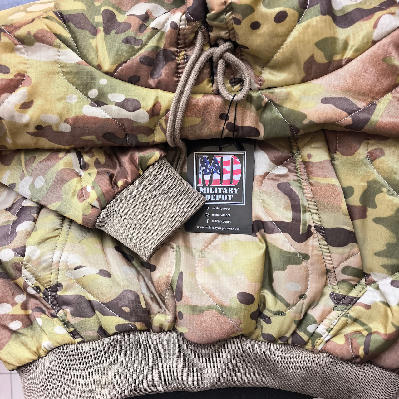 Military Woobie Hoodie | Poncho Liner Hoodie by Military Depot