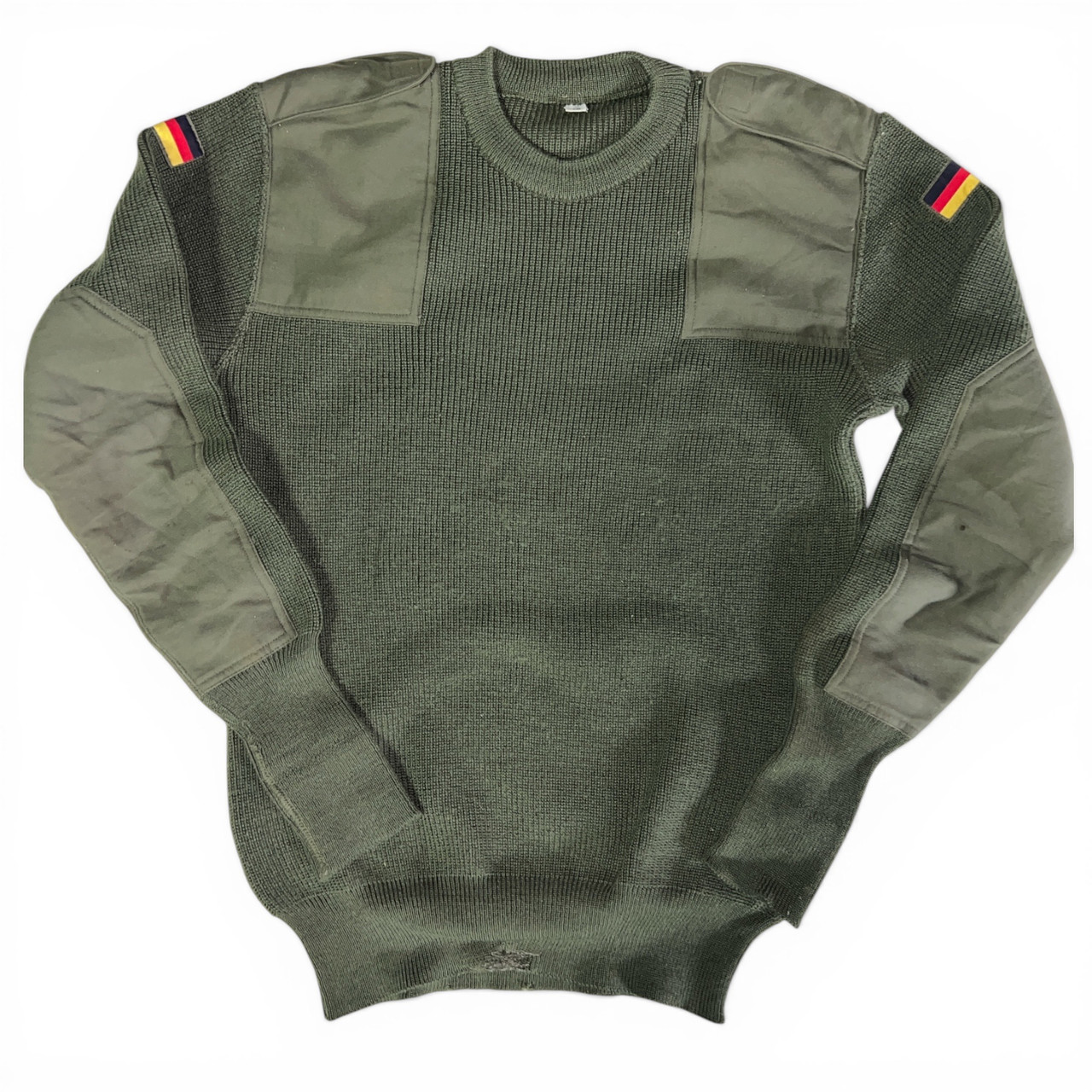 German Army Wool Sweater – Authentic Bundeswehr Issue OD Green