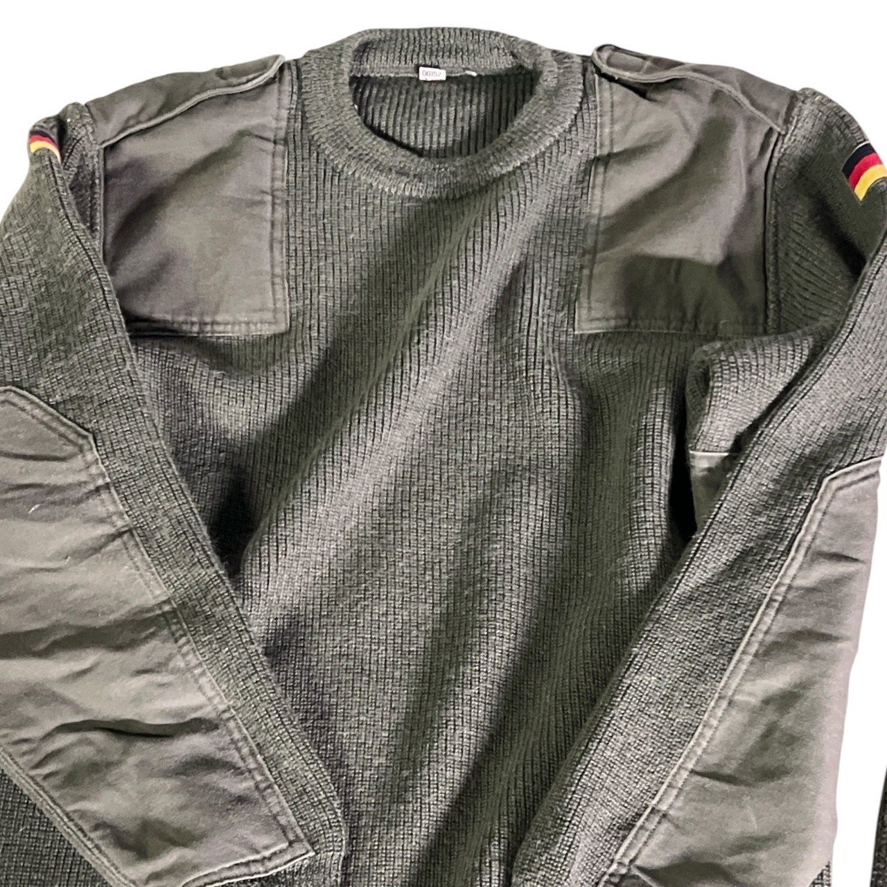 German Army Wool Sweater – Authentic Bundeswehr Issue OD Green