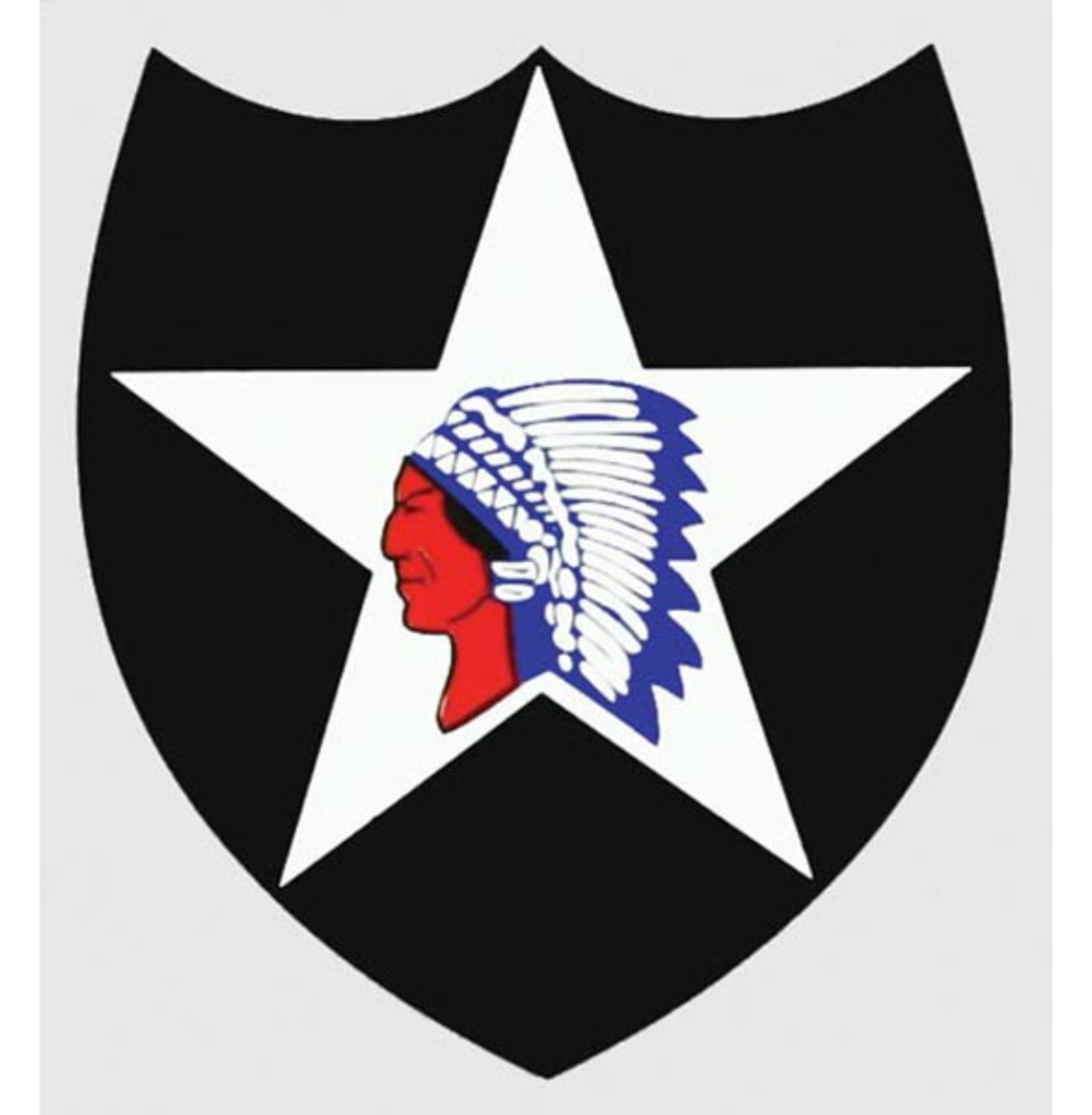 2ND INFANTRY DIVISION INDIAN HEAD DECAL - Military Depot