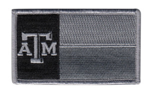 Texas State Flag Patch, A&M, Hook & Loop Back - Foliage Texas State Flag Patch, A&M, Hook & Loop Back - Foliage