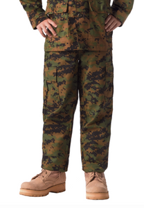 Rothco Kid's Woodland Digital Camo BDU Pants Rothco Kid's Woodland Digital Camo BDU Pants