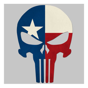 Texas Punisher  Vinyl Sticker Texas Punisher  Vinyl Sticker