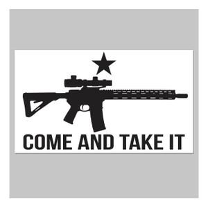 Come and Take It Flag Vinyl Sticker Come and Take It Flag Vinyl Sticker