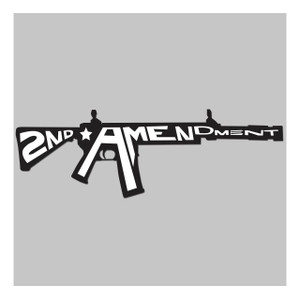 2nd Amendment - Black Sticker 2nd Amendment - Black Sticker