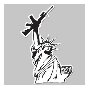 AR15 Lady Liberty Sticker AR15 Lady Liberty Sticker