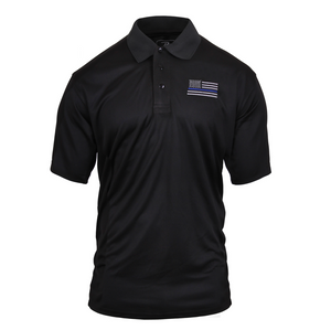 Moisture Wicking Thin Blue Line Polo Shirt Moisture Wicking Thin Blue Line Polo Shirt