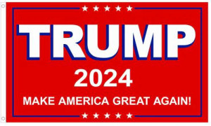 Trump 2024 Make America Great Again! Flag 3'x5' Trump 2024 Make America Great Again! Flag 3'x5'