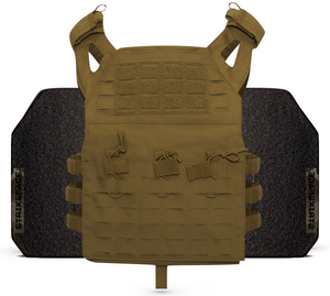 Laser Cut Lightweight MOLLE Plate Carrier Vest With Level III+ Plates Laser Cut Lightweight MOLLE Plate Carrier Vest With Level III+ Plates
