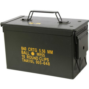 US Issue M2A1 50 cal Ammo Can US Issue M2A1 50 cal Ammo Can