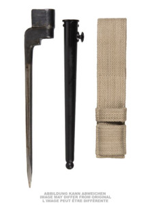 British Spike Bayonet W/Scabbard & Frog