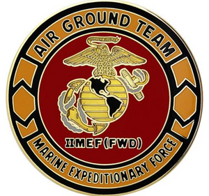 2ND MARINE EXPEDITIONARY FORCE IIMEF (FWD) - ARMY COMBAT SERVICE IDENTIFICATION BADGE (CSIB) 2ND MARINE EXPEDITIONARY FORCE IIMEF (FWD) - ARMY COMBAT SERVICE IDENTIFICATION BADGE (CSIB)