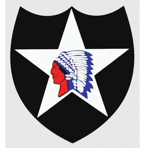 2ND INFANTRY DIVISION INDIAN HEAD DECAL
