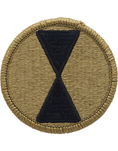 7th Infantry Division MultiCam (OCP) Velcro Patch
