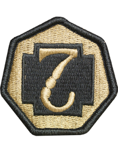 7th Medical Command MultiCam (OCP) Velcro Patch