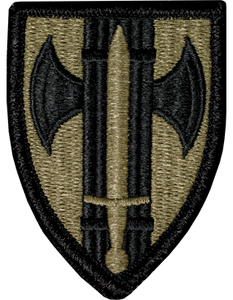 18th Military Police Brigade MultiCam (OCP) Velcro Patch