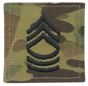 Master Sergeant Rank (E8) Scorpion OCP/Multicam - Velcro w/Hook Back