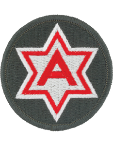 6th Army Class A Full Color Patch