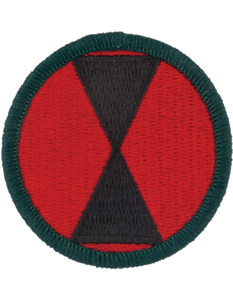 7th Infantry Division Class A Full Color Patch