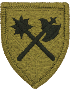 194th Armored Brigade MultiCam OCP Velcro Patch Army shoulder sleeve insignia with hook backing