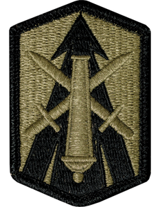 214th Field Artillery Brigade MultiCam OCP Velcro Patch Army shoulder sleeve insignia with hook backing