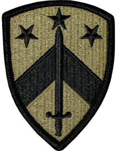 230th Sustainment Brigade MultiCam OCP Velcro Patch Army shoulder sleeve insignia with hook backing