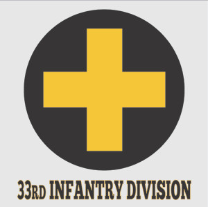 33rd Infantry Division Decal 33rd Infantry Division Decal