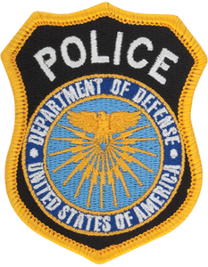 Department of Defense Police (Hat) Class A Full Color Patch Department of Defense Police (Hat) Class A Full Color Patch