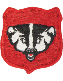 Wisconsin National Guard Class A Full Color Shoulder Sleeve Insignia Patch