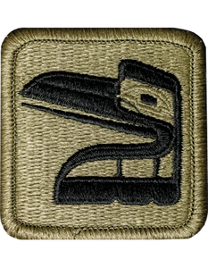81st Infantry Brigade MultiCam OCP Velcro patch with hook backing for tactical uniforms and gear