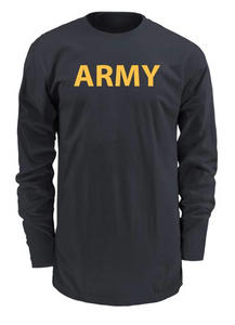 NYLON LONG SLEEVE ARMY PT SHIRT NYLON LONG SLEEVE ARMY PT SHIRT