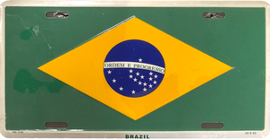 BRAZIL LICENSE PLATE