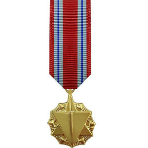 Air Force Combat Readiness Anodized Miniature Medal Air Force Combat Readiness Anodized Miniature Medal