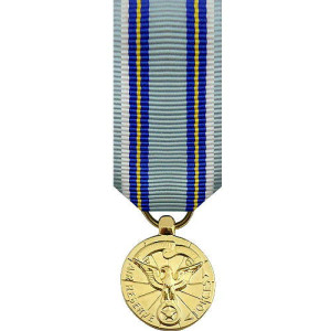 Air Reserve Meritorious Service Anodized Miniature Medal Air Reserve Meritorious Service Anodized Miniature Medal