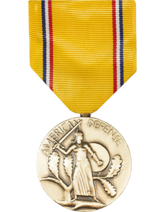 American Defense - WWII Medal American Defense - WWII Medal